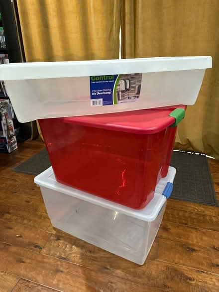 Photo of free Misc Storage Bins w/Lids (Upper Marlboro) #1