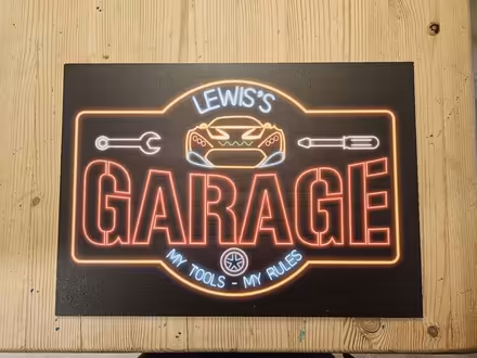 Photo of free Neon Effect Plaque/Sign 3 (Totton SO40) #1