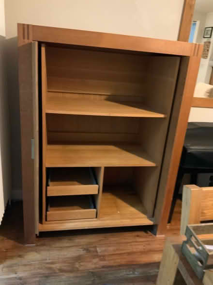 Photo of free Solid oak cabinet (Widcombe) #1