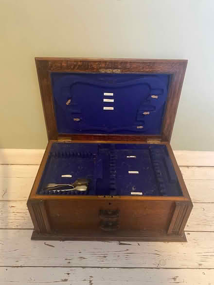 Photo of free Wooden box with drawers (Cashes Green, Stroud.) #1