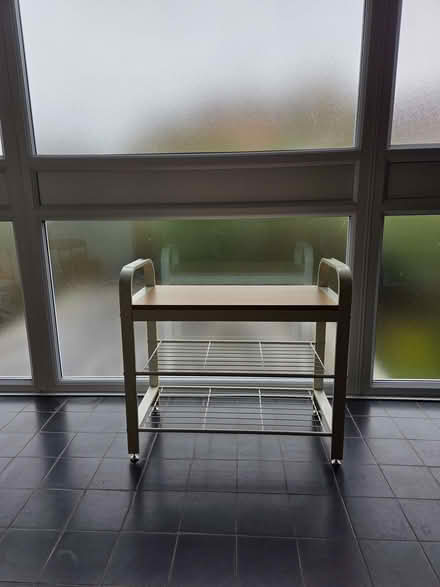 Photo of free Shoe rack - white metal (Molesey TW12) #2