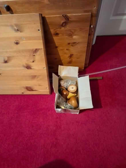 Photo of free Good condition pine flat pack double wardrobe. (Rhayader LD6) #2
