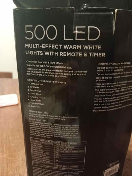 Photo of free Mains outdoor fairy lights (HR1) #3