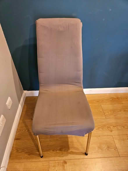 Photo of free Grey dining chairs x4 (Yateley GU46) #2
