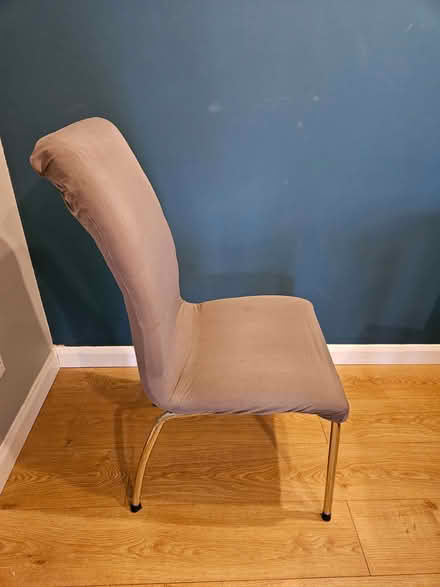 Photo of free Grey dining chairs x4 (Yateley GU46) #3