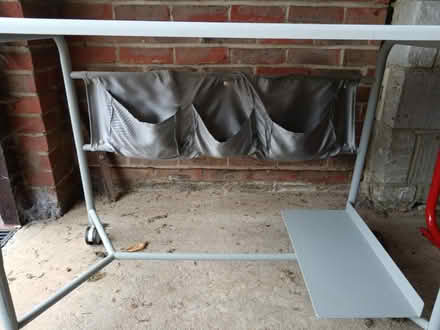 Photo of free Office computer desk with casters (OX14) #2