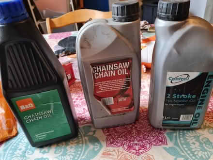 Photo of free Chain saw oil and two stroke oil (Lancaster freehold) #1