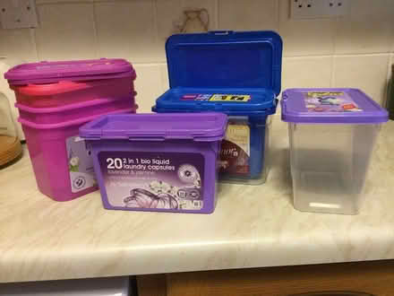 Photo of free Various empty tubs (CT2) #1