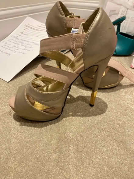 Photo of free Gold Rose Stilettos size 4 (Coventry CV5) #2