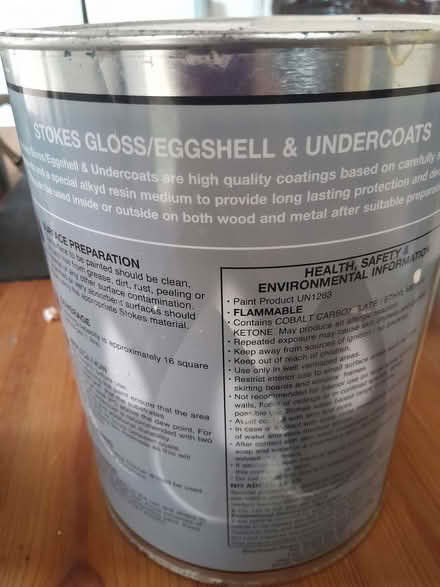 Photo of free Eggshell paint (Kirkley NR33) #1