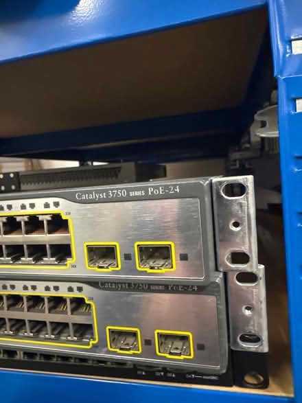 Photo of free 2 x Cisco Catalyst 3750 PoE switche (EC1A) #2