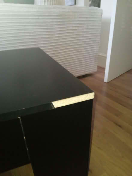 Photo of free black coffee table (Wood Farm OX3) #3