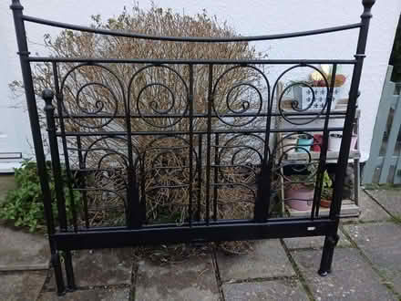 Photo of free Used Ikea Noresund metal double bedframe (Carbis Bay TR26) #4