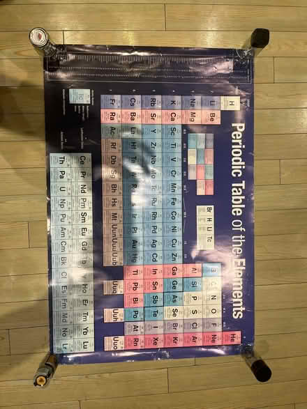 Photo of free Brand new periodic table poster 91 cm x 61 cm (Twickenham TW2) #1