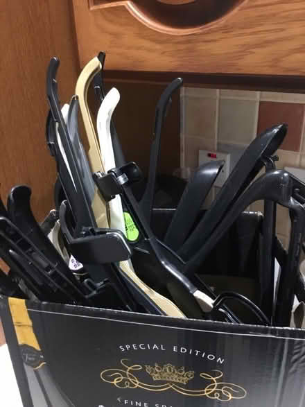 Photo of free Box of 20-30 hangers (Uxbridge UB10) #1