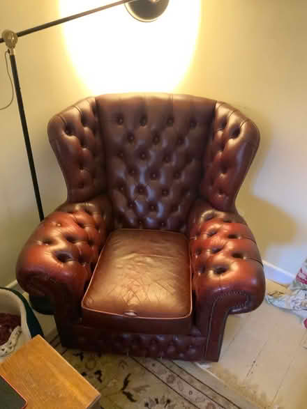 Photo of free Chesterfield chair (Thrupp) #1