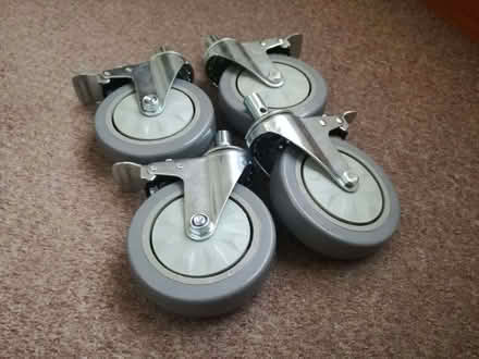 Photo of free Heavy-duty castor wheels (x4) (Westhoughton BL5) #2