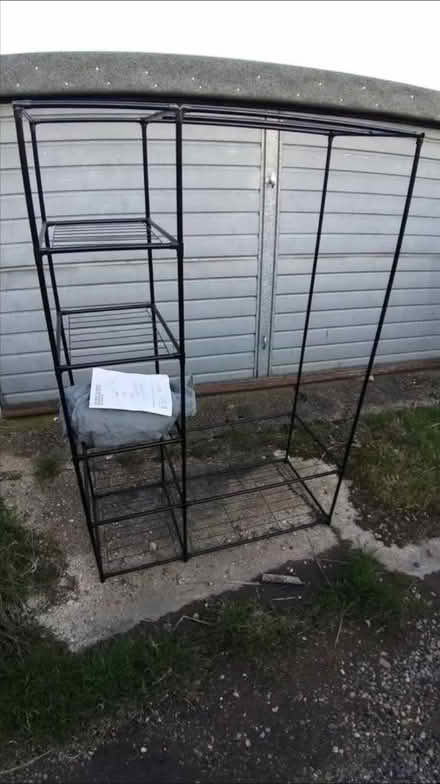 Photo of free Metal frame Argos wardrobe (IG4) #2