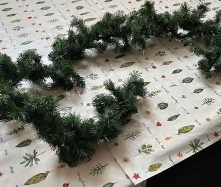 Photo of free Christmas tree and garland (Fairfield LA1) #4