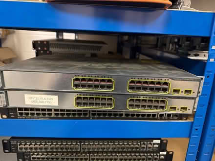 Photo of free 2 x Cisco Catalyst 3750 PoE switche (EC1A) #1