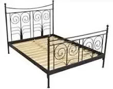 Photo of free Used Ikea Noresund metal double bedframe (Carbis Bay TR26) #2