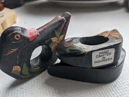 Photo of free Napkin rings Balinese wood (Larkhall) #1