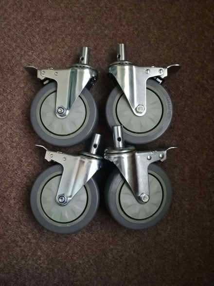 Photo of free Heavy-duty castor wheels (x4) (Westhoughton BL5) #1