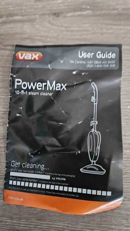 Photo of free Vax powermax steam cleaner bits (West Wittering PO20) #2
