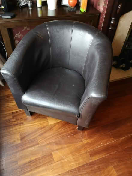 Photo of free Leatherette style chair (Firhouse) #1
