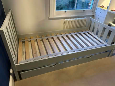Photo of free Children's single bed frame and underbed truckle (Highbury Barn N5) #2