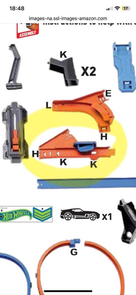 Photo of free Hot wheels corkscrew - incomplete (SW20 Wimbledon) #2