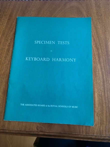 Photo of free Specimen tests in keyboard harmony (Bakewell DE45) #1