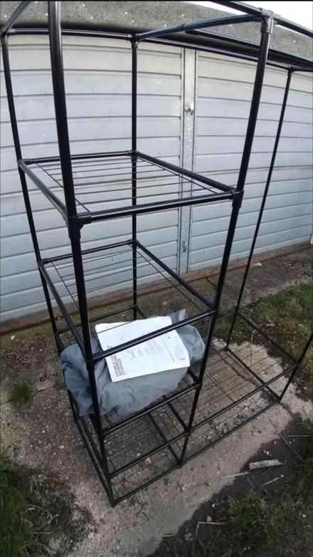 Photo of free Metal frame Argos wardrobe (IG4) #3