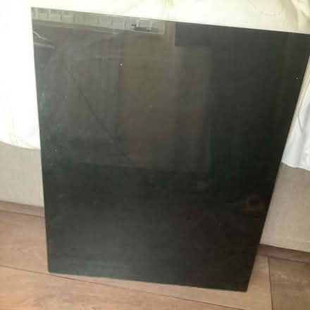 Photo of free Black glass splash back size 60cm x 75cm (Astwood Bank B96) #1