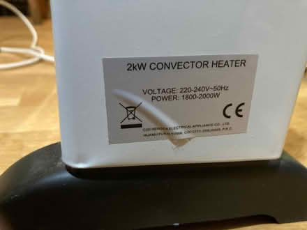 Photo of free 2kw convection heater (Tufnell Park N7) #1