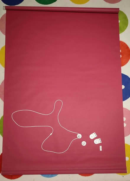 Photo of free Burgundy blackout roller blind (Tufnell Park N7) #1