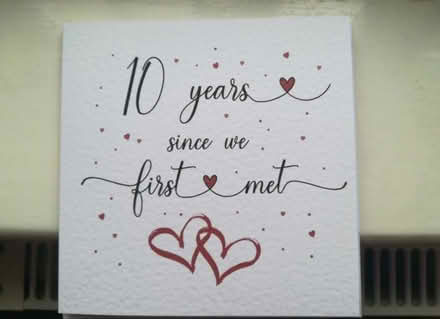 Photo of free 10 years together card (Sutton SM2) #1