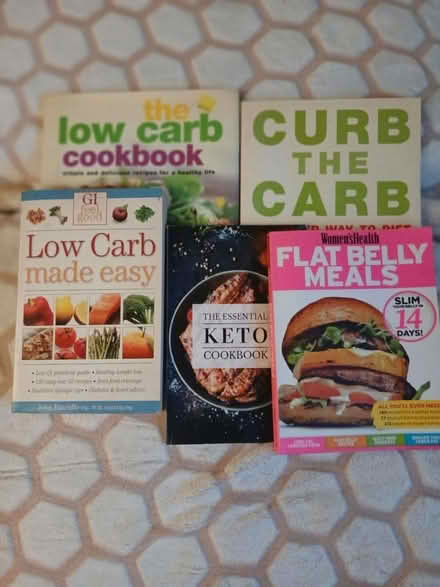Photo of free Low carb books (RH1 Redhill) #1