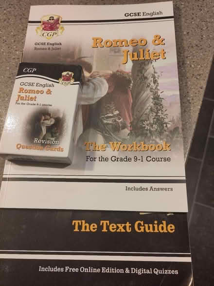 Photo of free GCSE English Lit revision materials (Cambridge, CB5) #1