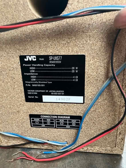 Photo of free JVC speakers (nw10) #2