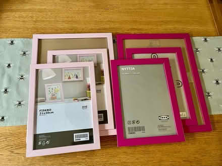 Photo of free 6 IKEA pink picture frames (M33 near Sale Grammar School) #1