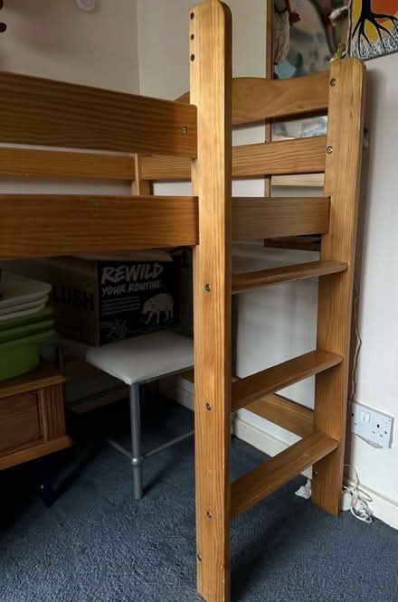 Photo of free Single mid-sleeper bed (Eynsham OX29) #2