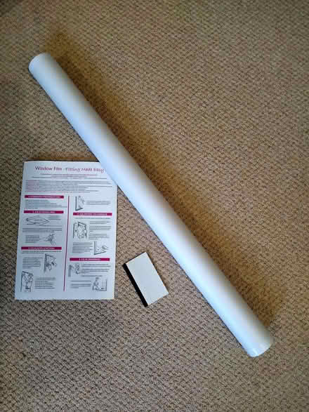 Photo of free Frosted window film (medium) (Oldfield Park) #1