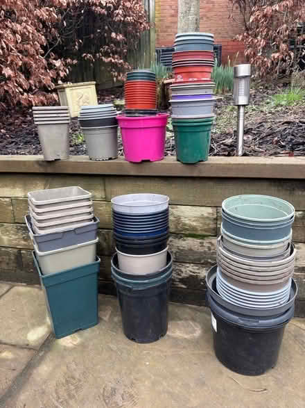 Photo of free Plastic garden pots of various sizes (Filsham TN38) #1