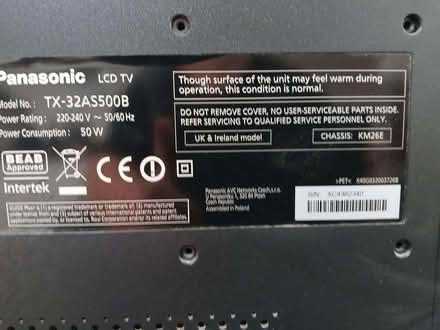 Photo of free TV LCD - Panasonic - 32" - (Easington OX16) #2