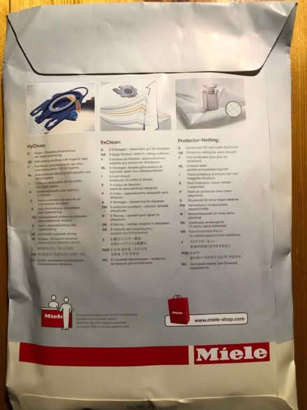 Photo of free Miele vacuum bag (Hadlow TN11) #2
