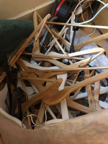 Photo of free Wooden coat hangers (South Croydon CR2) #1