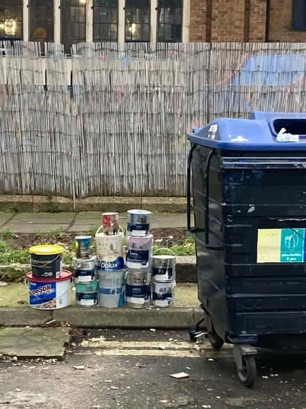 Photo of free Paint etc outside no reserving (SE16) #1