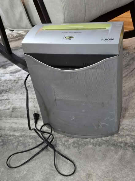 Photo of free Paper Shredder - need work (Arlington MA) #1
