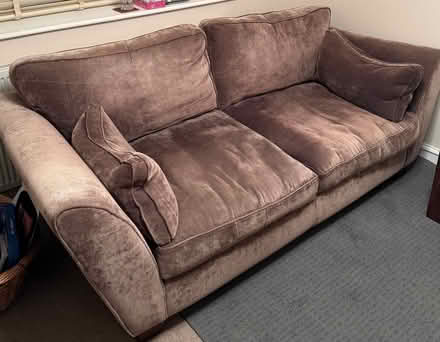 Photo of free 3 seater sofa (Barnard's Green WR14) #1